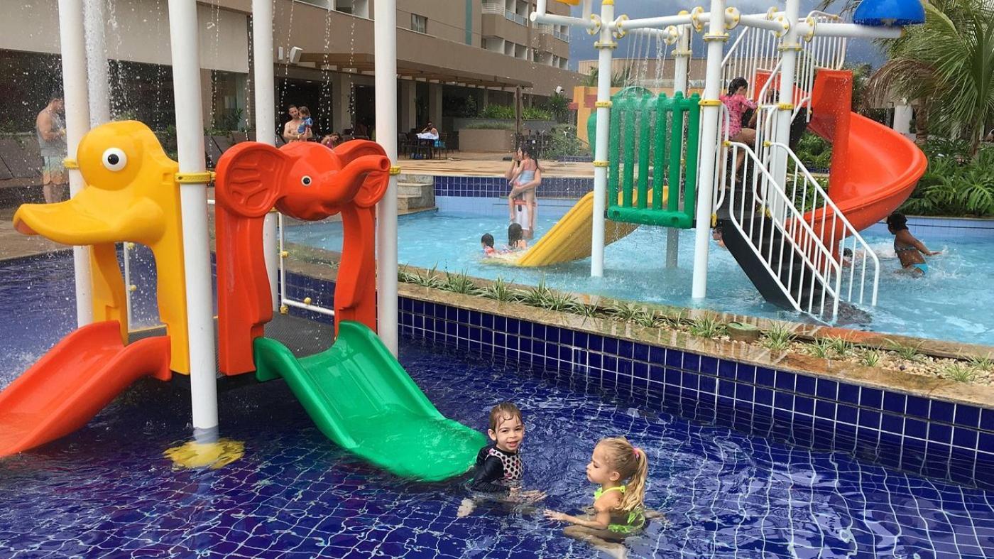 Olimpia Park Resort O Mais Divertido Resort Em Frente Ao Thermas Dos Laranjais - Pague Em Ate 12 Vezes Exteriér fotografie